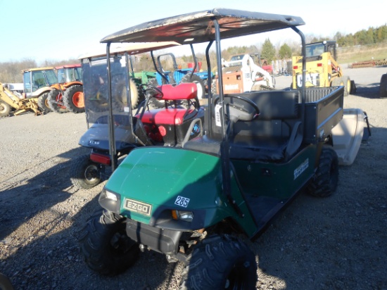 EZ GO GOLF CART W/ DUMP BED, GAS ENGINE