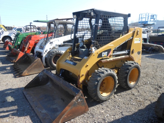 2003 CAT 226B SKID STEER LOADER RUBBER TRACKS, 3521 HOURS