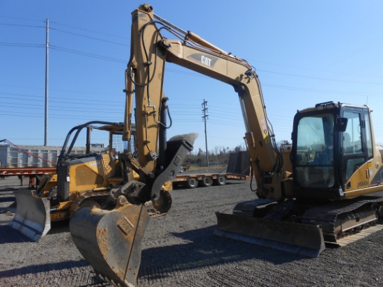 CAT 307C EXCAVATOR EROPS, HYD THUMB, FRONT BLADE