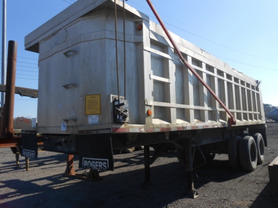 1996 ROGERS DUMP TRAILER ALUMINIUM