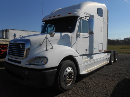 2009 FREIGHTLINER ROAD TRACTOR COLUMBIA CONDO 72" CAB, DETRIOT 60 SERIES EN