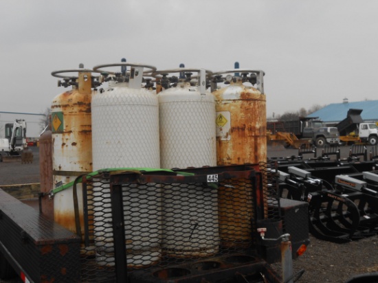 QTY 2) PROPANE & LP GAS TANKS