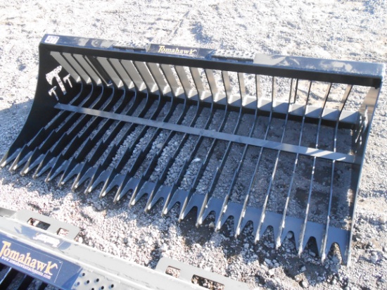 NEW TOMAHAWK 72" ROCK  BUCKET FITS SKID STEER