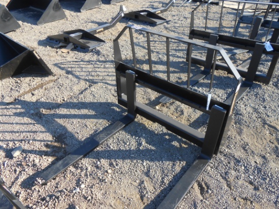 NEW TOMAHAWK FORK FRAME W/ 42" FORKS FITS SKID STEER