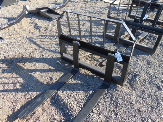 NEW TOMAHAWK FORK FRAME W/ 42" FORKS FITS SKID STEER