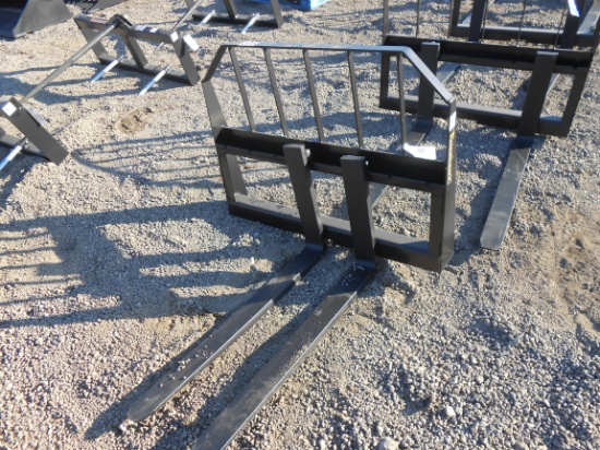 NEW TOMAHAWK FORK FRAME W/ 42" FORKS FITS SKID STEER