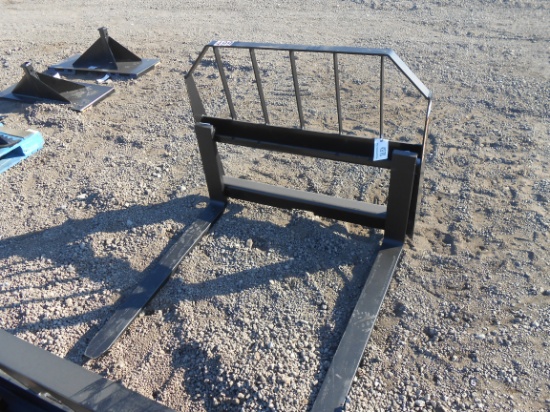 NEW TOMAHAWK FORK FRAME W/ 42" FORKS FITS SKID STEER