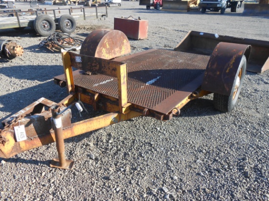 TILT TRAILER SINGLE AXLE, NO TITLE