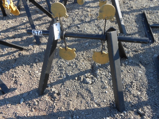 3" & 4" AR500 SPINNER TARGET, COLLAPSABLE
