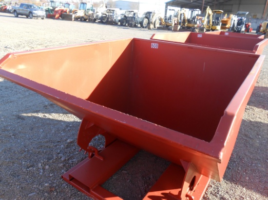 STANDARD DUTY 2 CUBIC YARD SELF DUMPING HOPPER 4000LB CAPACITY