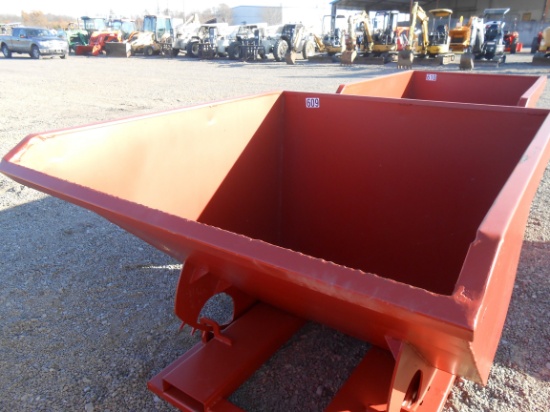 STANDARD DUTY 2 CUBIC YARD SELF DUMPING HOPPER 4000LB CAPACITY