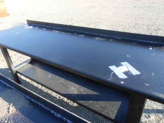 29.5" X 90" HEAVY DUTY WORK BENCH W/ SHELF
