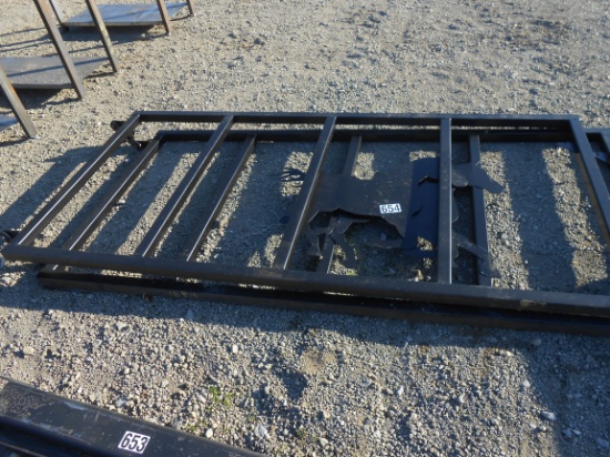 RANCH STYLE DOUBLE HORSE SWINGING GATE 2 PIECES, 4' X 8'