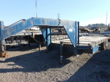 TN VALLEY CUSTOM 22 FT GOOSENECK TRAILER 2 AXLE W/ ELECTRIC BRAKES, NO TITL