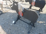 3/8 AR500 STEEL WILD BOAR SHOOTING TARGET W/ HEART FLAPPER