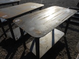 HEAVY DUTY 30 X 57 WELDING SHOP TABLE W/ SHELF