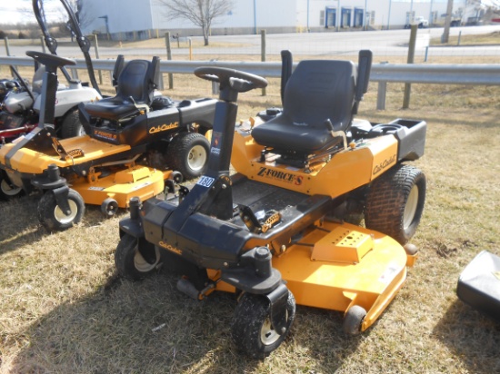 CUB CADET Z-FORCE S- LAWN MOWER 60" CUT, 26 HP KAWASAKI ENGINE,217 HRS