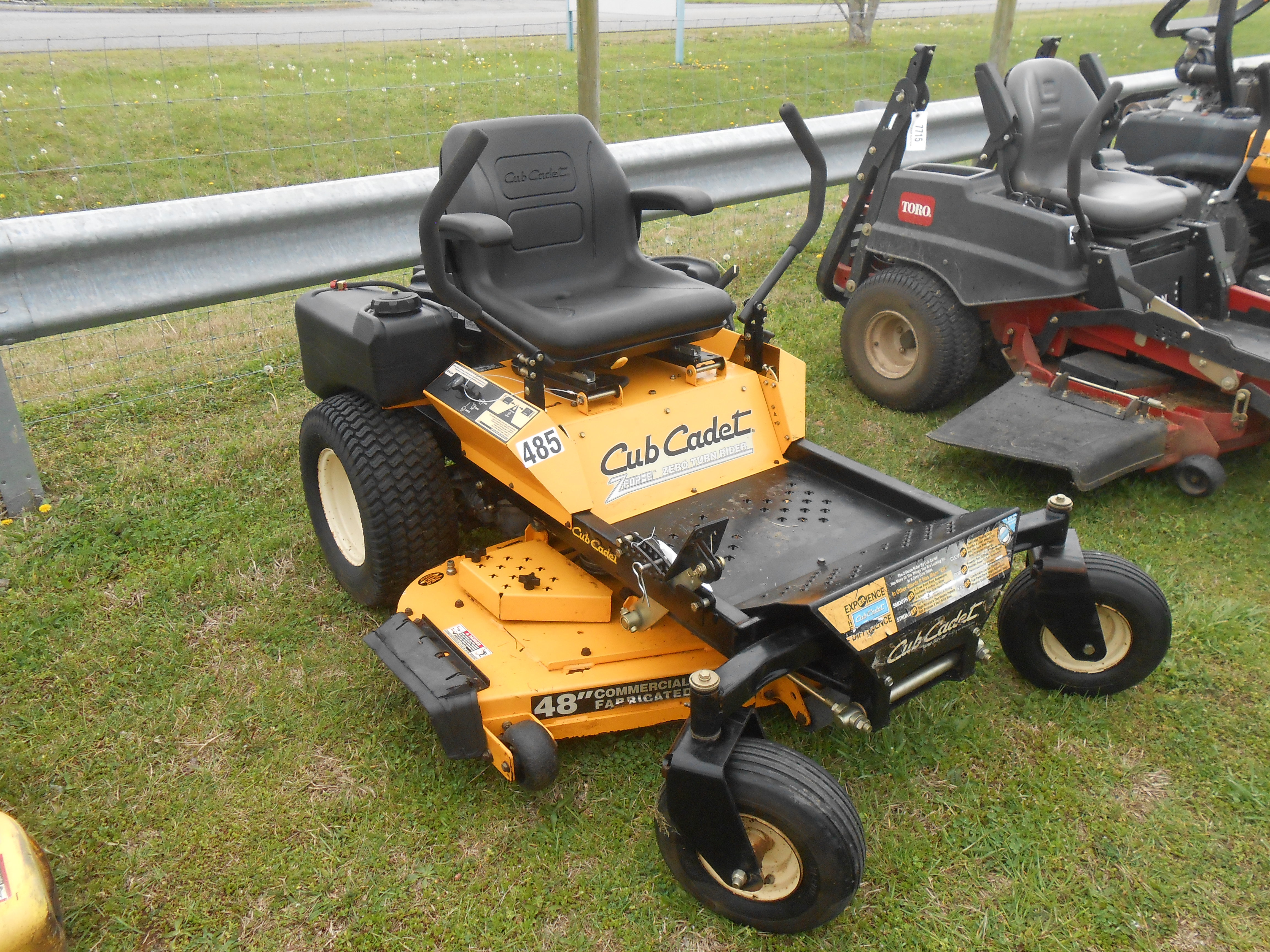 CUB！ 2008 CUB CADET Z FORCE ZERO TURN MOWER W/ 48