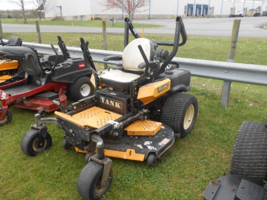 CUB CADET TANK COMMERICAL ZERO TURN MOWER W/ 60" DECK, ROPS, WATER COOLED G