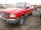 1992 FORD RANGER XLT TRUCK SHOWING 145,537 MILES, *TITLE* VIN # A38513