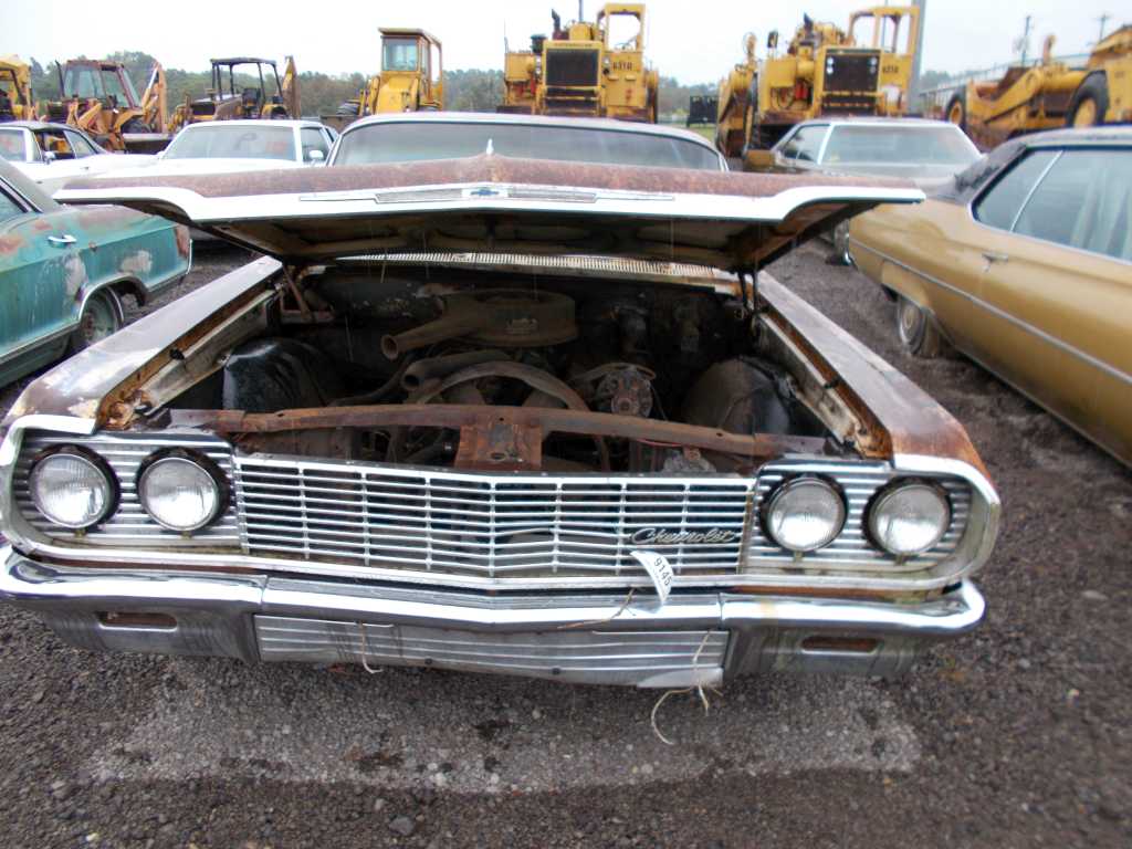 1964 Chevy Impala 4 Door Title Vin C155933 Keys Tag 9145