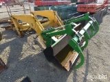 JOHN DEERE 110 FRONT END LOADER W/ GRAPPLE TAG #2445