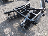 6FT 3 POINT HITCH DISC HARROW, UNUSED TAG #1213