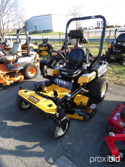 CUB CADET TANK S6031, 31 HP KAWASKI ENGINE, 60" CUT, PS, HYD LIFT, W/ ROPS,