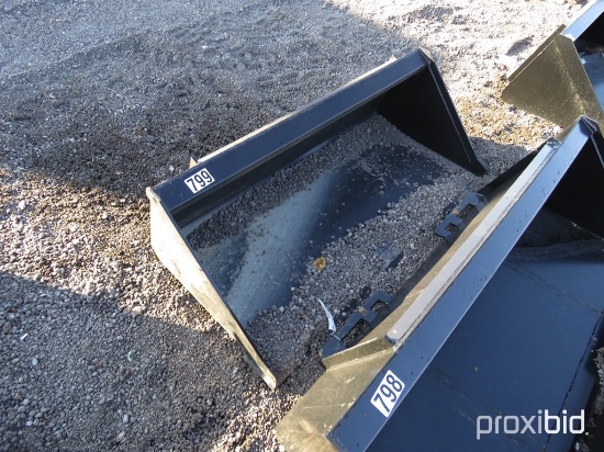 66" SMOOTH BUCKET FOR SKID STEER TAG #3052