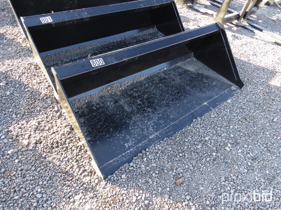 66" SMOOTH BUCKET FOR SKID STEER TAG #3053