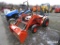 KUBOTA B1550 TRACTOR 4WD, LOADER W/ GP BUCKET, ROPS, 2008 HOURS, TAG #3330