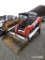 2016 KUBOTA SLV75 SKID STEER OPEN CAB, 1372 HOURS, TAG #3883