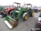 JOHN DEERE 2550 TRACTOR 4WD, ROPS W/ CANOPY, LOADER W/ GP BUCKET, 7257 HOUR