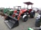 MASSEY FERGUSON 383 TRACTOR 2WD, ROPS W/ CANOPY, LOADER W/ GP BUCKET, 2784