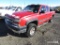 2005 CHEVY 2500 HD TRUCK 4WD, EXTENDA CAB, AUTO TRANS, UNABLE TO READ MILES