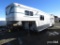 1996 ELITE 32 FT GOOSENECK HORSE TRAILER 4 HORSE SLANT, BACK TACK AREA, DRE