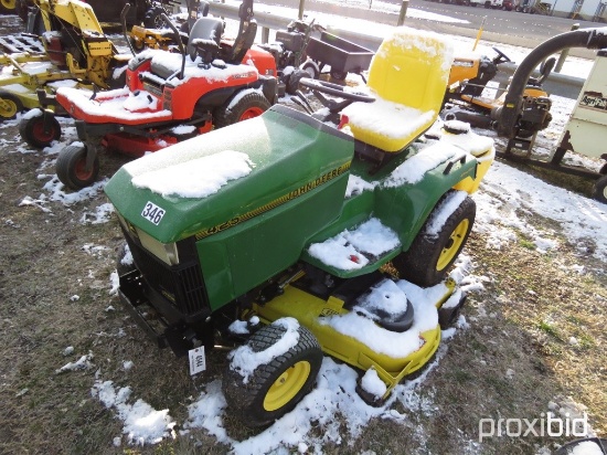 JOHN DEERE 425 LAWN TRACTOR 20HP KAWASAKI ENG, 60" CUT, PS, W/ JOHN DEERE E