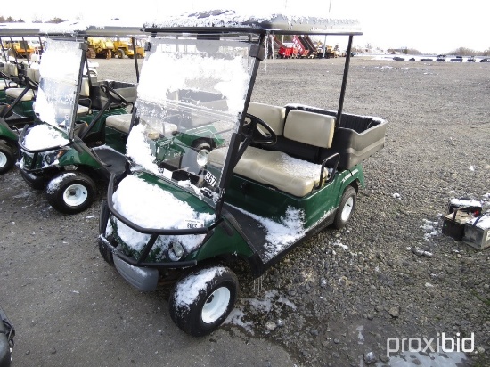 2014 YAMAHA GAS GOLF CART FUEL INJECTED, 595 HOURS, TAG #3308