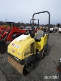 2012 WACKER RD12A SMOOTH DRUM ROLLER 560 HOURS, TAG #3889