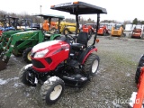 2014 YANMAR 324 TRACTOR 4WD, ROPS,PS,  W/ CANOPY, BELLY MOWER, 27 HOURS, TA