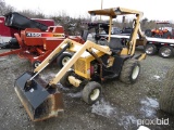 LAY-MOR BACKHOE/LOADER GAS, 2WD, ROPS W/ CANOPY,*ENGINE SMOKES* TAG #4264