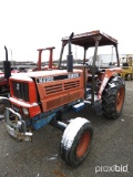 KUBOTA M4950 TRACTOR 2WD, ROPS W/ CANOPY, 3542 HOURS, TAG #3326