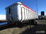 1966 FRUEHAUF ALUMINUM DUMP TRAILER 26FT, AIR TAILGATE, *TITLE*, VIN #57670