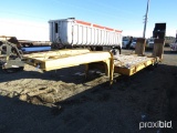 1972 LOWBOY TRAILER DUAL TANDEM AXLE, W/ RAMPS, *TITLE*, VIN #5472AS, TAG #