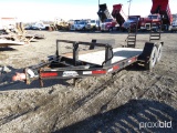 2006 RIDGELINE DUAL AXLE TRAILER DOVETAIL, W/ RAMPS, *TITLE*, VIN #0000361