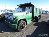 GMC 6000 SINGLE AXLE DUMP TRUCK GAS, SHOWING 85,383 MILES,*NO TITLE* TAG #3