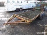 DUAL AXLE TRAILER W/ RAMPS