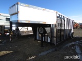 2014 CUSTOM 18FT STOCK TRAILER *TITLE*, VIN #T42301, TAG #3845