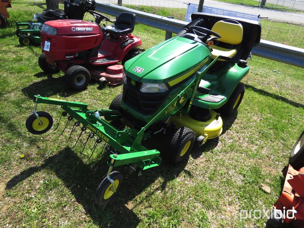 2017 JOHN DEERE X350 LAWN TRACTOR HYDRO DRIVE, Proxibid