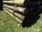 32 PIECES, 5 X 8 TREATED FENCE POST TAG #5624